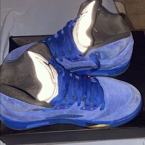 Jordan 5 retro blue suede